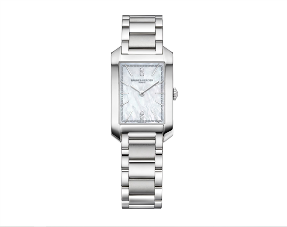 Armbanduhr Baume & Mercier Dame Hampton in Stahl M0A10474 - M0A10474